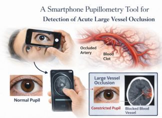 A smartphone pupillometry tool for detection of acute large vessel occlusion