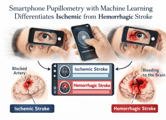 Smartphone pupillometry with machine learning differentiates ischemic from hemorrhagic stroke: A pilot study